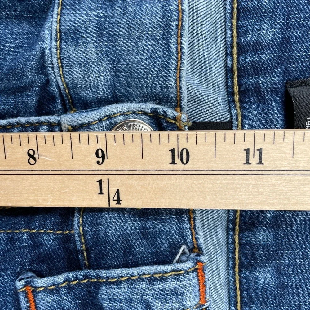 True Religion Jeans Mens 32 Blue Rocco Relaxed Skinny Denim Casual Classic